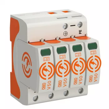 OBO BETTERMANN CombiController V50 V50-4-280 4πολικός απαγωγός υπέρτασης 280V Τύπου 1+2 (5093513)