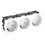 OBO BETTERMANN Connect 45 STD-D3SC RW3 Πρίζα Schuko 3 απλών 33° Λευκό 6120503
