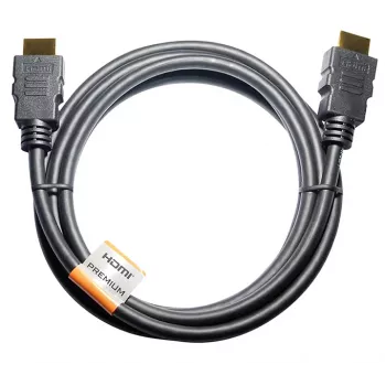 MAXTRACK C 215-2 L καλώδιο HDMI 2 m μαύρο 4K Ultra HD 18 Gbps HDMI 2.0
