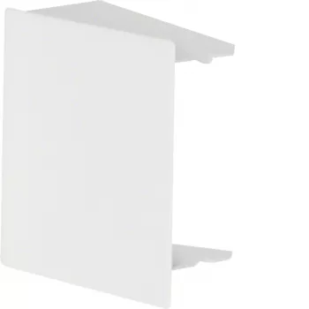 HAGER LFS6006069016 Ακροκαπάκι για κανάλι καλωδίων 60x60 mm, χαλυβδόφυλλο, λευκό κυκλοφορίας