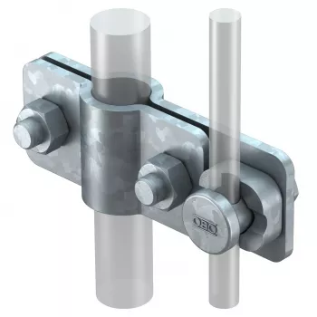 OBO Bettermann Ακροδέκτης σύνδεσης 2710/25 25mm σταυροειδής ακροδέκτης για στρογγυλούς και επίπεδους αγωγούς (5001226)