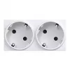 HAGER GS20229016 πρίζα SCHUKO, 2 απλές, 33°, λευκό