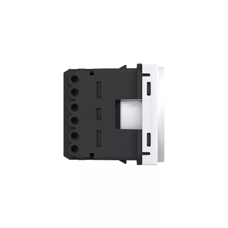 HAGER GS20229016 πρίζα SCHUKO, 2 απλές, 33°, λευκό