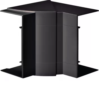 HAGER εσωτερική γωνία BR651304H9011 65x130mm μαύρο γραφίτη