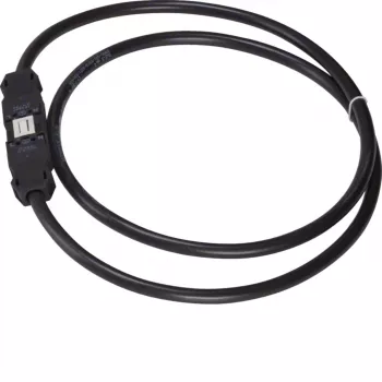 HAGER GKWAD03015 Καλώδιο σύνδεσης Winsta MINI 3x2,5mm² 1,5m μαύρο