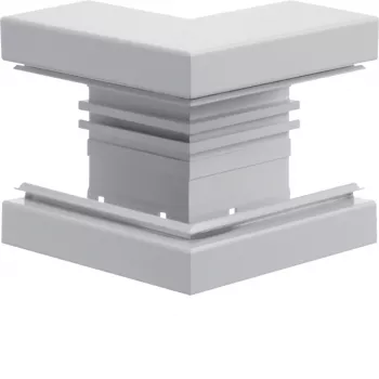 Hager BRA6513039016 Εξωτερική γωνία βασικό προφίλ 68x130mm OT80mm λευκό αλουμίνιο