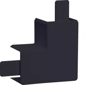 Hager LFF2003559011 Επίπεδη γωνία 33x20 mm μαύρο γραφίτη