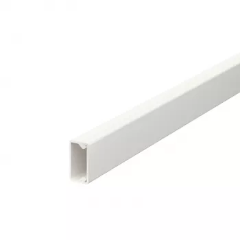 OBO Bettermann 6150764 κανάλι καλωδίων (Μ x Π x Υ) 2000 x 20 x 10 mm, λευκό, καπάκι με κλιπ, PVC