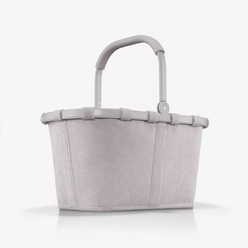 reisenthel carrybag καλάθι αγορών, συνθετική ίνα, γκρι «cord grey» BK7084