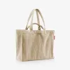 reisenthel Softshopper Cord Sand τσάντα ώμου GR6052 πολυεστέρας 28 λίτρα