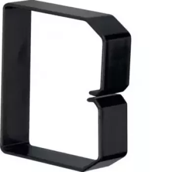 Hager B800803 μαύρο κανάλι καλωδίων PVC 80x80mm 2m