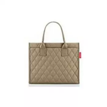 reisenthel Daily Shopper Business τσάντα ώμου Rhombus Olive GP5046