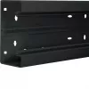 Hager BR6513019011 κάτω τμήμα καναλιού καλωδίων 2000 mm x 130 mm μαύρο