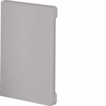 Hager BR6510067035 ακροκαλύπτρα για κανάλι καλωδίων 100x68 mm, ανοιχτό γκρι