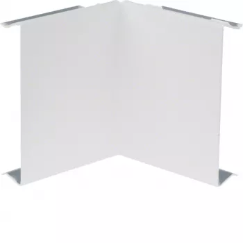 HAGER BRS0802I9016 κάλυμμα εσωτερικής γωνίας, λαμαρίνα, λευκό κυκλοφορίας RAL 9016, για κανάλι BR 80x20 mm