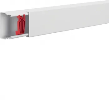 Hager LFS4006009016 χαλύβδινο κανάλι καλωδίων 40x60mm λευκό κυκλοφορίας 2m