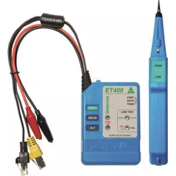 Kurth IT EasyTest και Probe Σετ ελεγκτή καλωδίων δικτύου (μπλε) 0.49563