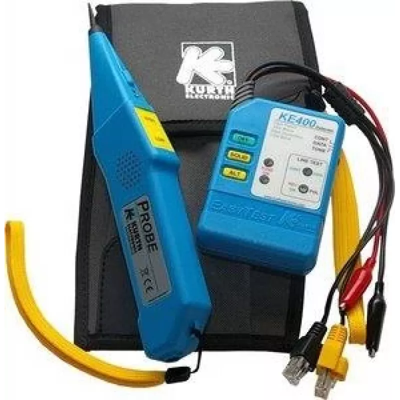 Kurth IT EasyTest και Probe Σετ ελεγκτή καλωδίων δικτύου (μπλε) 0.49563