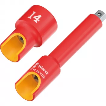 Wera 8790 A VDE μονωμένη καρυδάκι 1/4 ίντσες υποδοχή 8 mm 05005929001