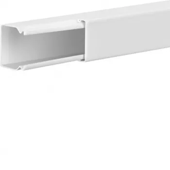 Hager LFS2002009016 Χαλύβδινο κανάλι καλωδίων 20x20mm κυκλοφοριακό λευκό 2m