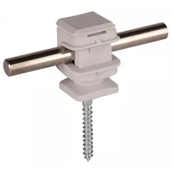 DEHN 204006 Στήριγμα αγωγού για στρογγυλό σύρμα 8 mm, γκρι