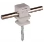DEHN 204006 Στήριγμα αγωγού για στρογγυλό σύρμα 8 mm, γκρι