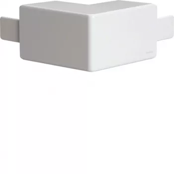 Hager LF4004039016 Εξωτερική γωνία για κανάλι LF 40x40 mm, χωρίς αλογόνα, κυκλοφοριακό λευκό (RAL 9016)