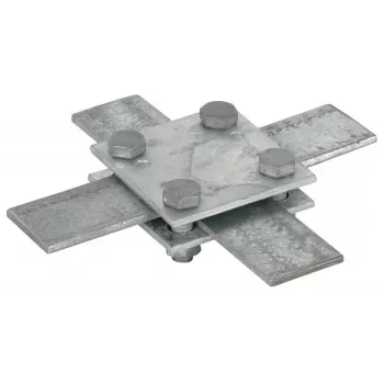 DEHN 318033 σταυροσύνδεσμος για επίπεδο αγωγό 30x3-4mm, γαλβανισμένος χάλυβας