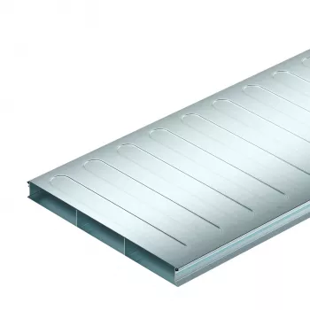 OBO Bettermann κανάλι καλωδίων δαπέδου S3 35038-2, 2 τεμαχίων, 350x38 mm, 2000 mm, γαλβανισμένος χάλυβας 7400289