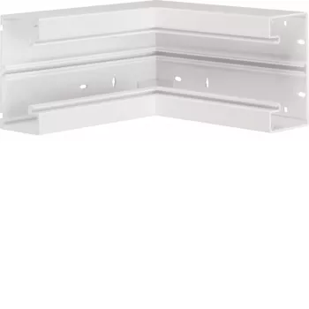 Hager BR6513049016 εσωτερική γωνία για κανάλι ποδιάς 130x68 mm, καθαρό λευκό