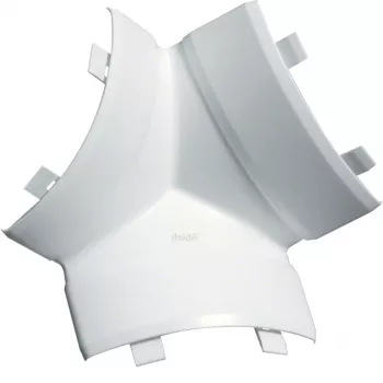 HAGER EK4004089016 T-τεμάχιο κυκλοφοριακό λευκό για κανάλι καλωδίων 40x40 mm
