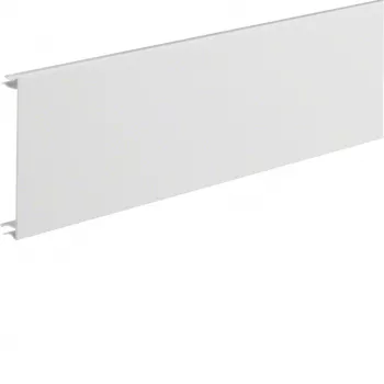 Hager BRA12029016 κάλυμμα καναλιού για σειρά BRA, πλάτος 120 mm, μήκος 2000 mm, κυκλοφοριακό λευκό (RAL 9016)
