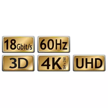 Maxtrack C 215-5 L Καλώδιο HDMI 5 m μαύρο 4K Ultra HD High-Speed με Ethernet