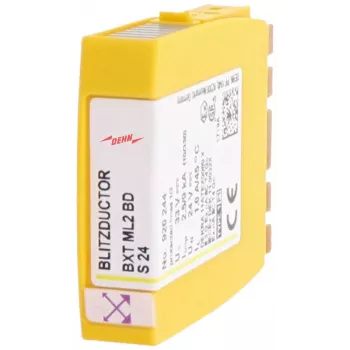 DEHN BXT ML2 BDS24 συνδυασμένο μονάδα αλεξικέραυνου ρεύματος και υπέρτασης Τύπος 2 24V DC 2-πολικό ράγα DIN 920244