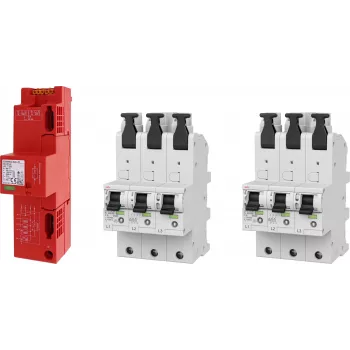DEHN SET 2 DSH ZP B2 LSG 909656 σετ προστασίας από υπερτάσεις, TT + 2x DSHU