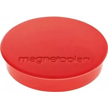Magnetoplan Discofix Στρογγυλός μαγνήτης Standard, Κόκκινος, Φερρίτη πλήρους πυρήνα, 0,7 kg δύναμη συγκράτησης (1664206)