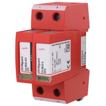 DEHN DEHNguard M TN ACI 275 FM Τύπος 2 Απαγωγός υπέρτασης 2πολικός 275V με τηλεσηματοδότηση 952220