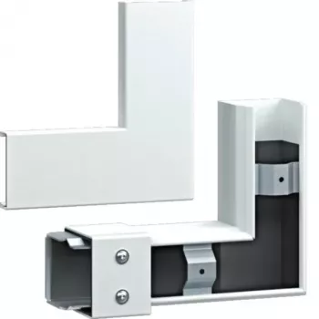 HAGER FWKP6006059016 Επίπεδη γωνία FWK-Plus 60x60 mm Λευκό