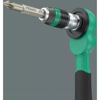 Wera 8100 SA 15 Zyklop καστάνια με αναστροφή 1/4 ίντσας με περιστρεφόμενη κεφαλή και λαβή Kraftform 05005542001