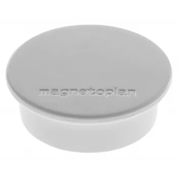 Magnetoplan Discofix στρογγυλός μαγνήτης, γκρι, συμπαγής πυρήνας φερρίτη, δύναμη συγκράτησης 2,2 kg (1662001)
