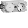 HAGER GS11009016 πρίζα Schuko με διακόπτη εναλλαγής, λευκό κυκλοφορίας