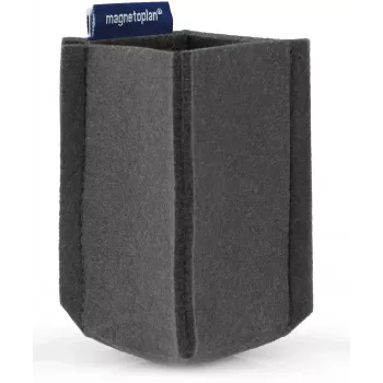 magnetoplan magnetoTray μικρή θήκη στυλό, γκρι τσόχα, 100% ανακυκλωμένο PET, μαγνητική 1227601