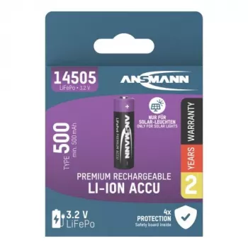 ANSMANN LiFePO4 AA Μπαταρία 3,2V 500mAh (1300-0021)