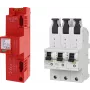 DEHN SET 3 DSH ZP B2 LSG 909657 Σετ Συνδυαστικού Απαγωγού Κεραυνού και Υπέρτασης Τύπος 1+2, 3+1-πολικό, TT/TN-S, 230/400 V