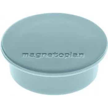 MAGNETOPLAN HOLTZ Discofix Στρογγυλός Μαγνήτης Χρώμα Μπλε, Πλήρης Πυρήνας Φερρίτη, Δύναμη Πρόσφυσης 2,2 kg, Συσκευασία 10 τεμ. (1662003)