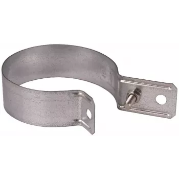 DEHN 420100 Σφιγκτήρας υδρορροής για σωλήνες 100 mm, θερμά γαλβανισμένος χάλυβας, για στρογγυλά σύρματα 8-10 mm