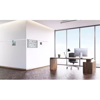 Magnetoplan Μαγνητική ταινία λευκή αυτοκόλλητη 35 mm x 5 m Εύκαμπτη μεταλλική ταινία για τοποθέτηση 5705105