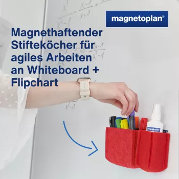 magnetoplan Θήκη στυλό magnetoTray big 1227706 κόκκινο (1227706)