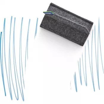 MAGNETOPLAN HOLTZ magnetoplan Σβηστήρας Whiteboard 1228801 magnetoWipe ecoAware PET-τσόχα γκρι