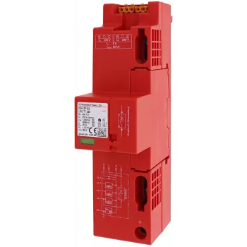 DEHN DSH ZP B2 LSG TT 255 Συνδυασμένος απαγωγός υπέρτασης Τύπου 1+2 4-πολικός 255V 909731
